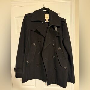 Diesel Men's Wool Black Peacoat